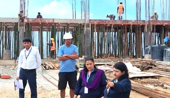 प्र जि अ ज्यू द्धारा कारागार कार्यालय/निर्माणाधिन भवनको निरिक्षण-२०८३।६।७