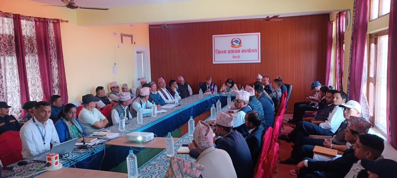 जिल्ला विपद् व्यवस्थापन समितिको बैठक